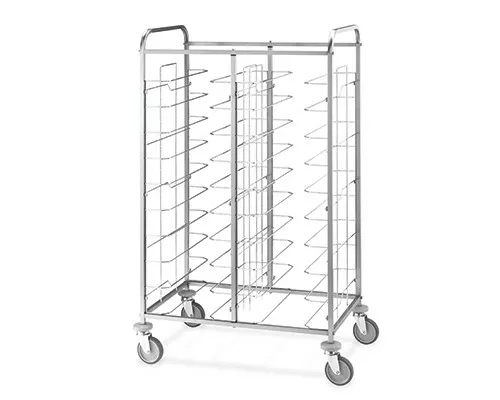 Aisi 304 nerūsējošā tērauda paliktņu ratiņi, ietilpība 20 universālie ratiņi, attālums starp plauktiem 11 cm, Metalcarrelli, 1475U Aisi 304 nerūsējošā tērauda paliktņu ratiņi, ietilpība 20 universālie ratiņi, attālums starp plauktiem 11 cm, Metalcarrelli, 1475U