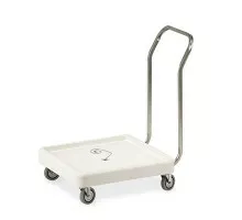 Rack stacking rolley, polyethilene base with handle, base cm 51x51, Metalcarrelli, 2205P