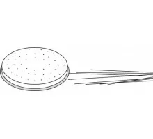 Pasta nozzle disk ø 57 mm capelli d'angelo, Neumärker, 06-50754-06