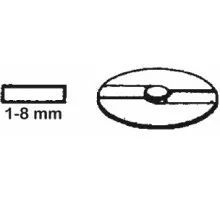 Adjustable cutting disk x 1-8 (1-8 mm), Neumärker, 06-50756-00