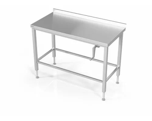 Manual height adjustable table with frame for modular shelves, Novameta, DML-QMV-190/65/90 Manual height adjustable table with frame for modular shelves, Novameta, DML-QMV-190/65/90