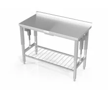 Electric height adjustable table with grid shelf, Novameta, DML-RSV-330/60/90