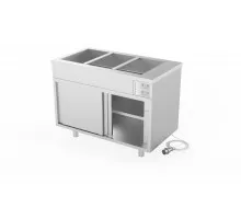 Siltais skapis ar bain marie, Novameta, Z-WM2-NLU-90/65/90