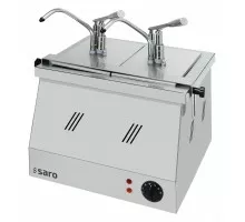 SARO Bainmarie 2 x 1/4 en 2 x 1/6 met pompkop model BM-0214