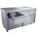 SARO Schuifdeurkast <br> - 3 lades 1400X700mm