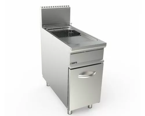 SARO Gasfritteuse 22 Liter
Modell LQ / FLG1V22 SARO Gāzes frīeris 22 L modelis LQ / FLG1V22