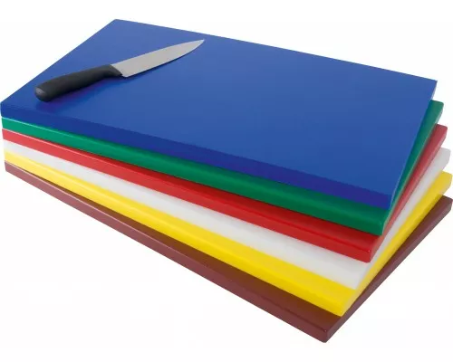 SARO Polyethylen-Schneidebrett 1/1 GN, weiß SARO polietilēna griešanas dēlis modelis GN balts