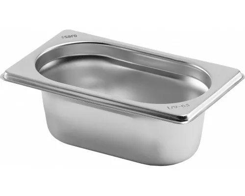 SARO BUDGET LINE GN-bak 1/9 GN diepte 65 mm SARO BUDGET LINE GN-bak 1/9 GN diepte 65 mm