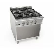 SARO Gas stove open substructure 4 burners LQ model LQ / CUG4BA