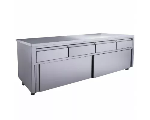 SARO Schuifdeurkast <br> - 4 lades 2000X700mm SARO Schuifdeurkast <br> - 4 lades 2000X700mm