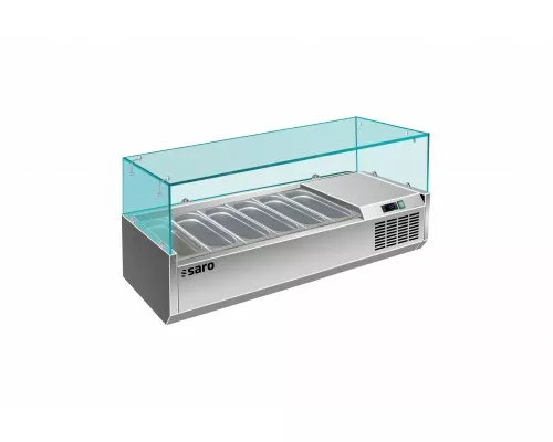 SARO Opzet koelvitrine <br> - 1/3 GN model VRX 1400/380 SARO Opzet koelvitrine <br> - 1/3 GN model VRX 1400/380