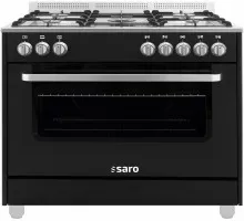 SARO Multifunkcionālais gāzes/elektro plīts modelis TS95C61LNE melns