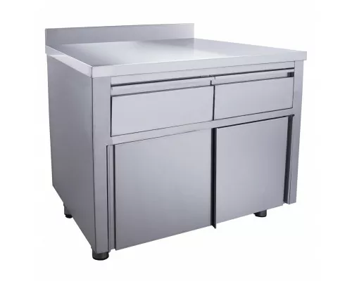 SARO Sliding door cabinet - 2 drawers 1000X700mm with upstand, SARO, 700-2300, Metal wall cabinets Buy SARO Sliding door cabinet - 2 drawers 1000X700mm with upstand, SARO, 700-2300