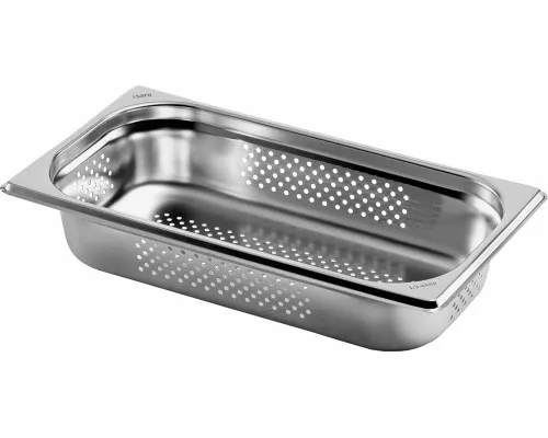 SARO BUDGET LINE GN-Behälter 1/3 GN perforiert T 65mm SARO BUDŽETA LINIJAS GN konteineris 1/3 GN ar caurumiem, 65mm dziļs