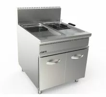 Газовая фритюрница 2 x 22 л LQ модель LQ / FLG2V22