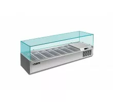 SARO Opzet koelvitrine <br> - 1/3 GN model VRX 1600/380