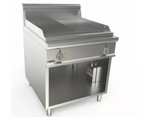 SARO Elektrische bakplaat met open onderstel <br> - model LQ / FTG4BAM SARO Elektrische bakplaat met open onderstel <br> - model LQ / FTG4BAM