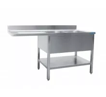 SARO Izlietnes ierīce ar 2 baseiniem, labā puse - 600 mm dziļa, 2000mm plats
