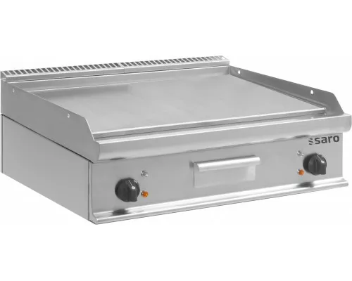 SARO Elektro-Griddleplatte
Tischmodell E7/KTE2BBL SARO elektriskā grile galda modelis E7/KTE2BBL
