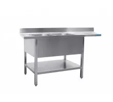 SARO aezguvēšanas stacija ar 2 baseiniem, kreisajā pusē- 700 mm dziļums, 1600 mm platums