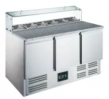 SARO Picas gatavošanas galds ar stikla virsmu, modelis EPS 903 G
