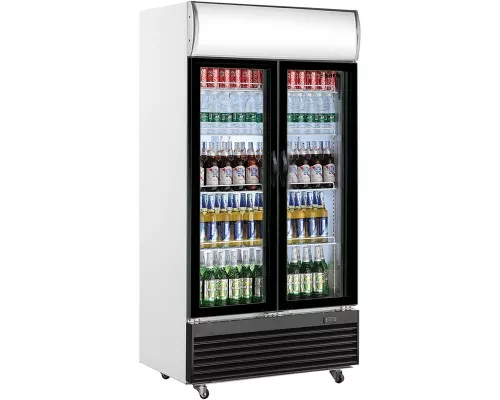 SARO Bottle cooler with canopy - 2 doors model GTK 800 SARO Bottle cooler with canopy - 2 doors model GTK 800