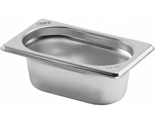 SARO TOP LINE GN-bak 1/9 GN Diepte 65 mm SARO TOP LINE GN-bak 1/9 GN Diepte 65 mm