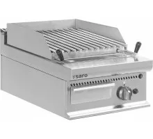 SARO Gas lavasteengrill Tafelmodel E7/BS1BB