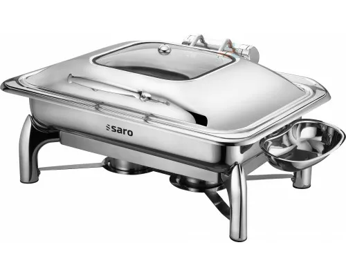 SARO Chafing Dish, 1/1 GN, container suitable for induction, model RAINER SARO Chafing Dish, 1/1 GN, container suitable for induction, model RAINER