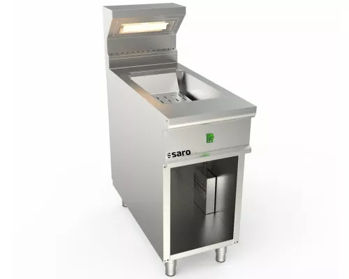 SARO Pommeswärmer mit offenem Unterbau
Modell LQ / SPE40BA SARO zupaļkājas kartupeļu sildītājs ar atvērtu statīvu modelis LQ / SPE40BA