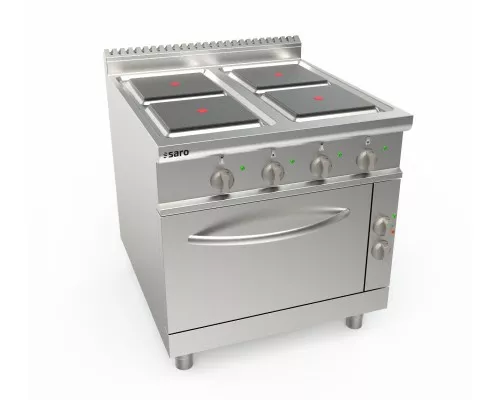 SARO Elektrisch fornuis + oven 4 platen LQ <br> - model LQ / CQE4LE SARO Elektrisch fornuis + oven 4 platen LQ <br> - model LQ / CQE4LE