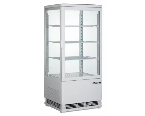 SARO Kühlvitrine 78 Liter,
Modell SC 80 weiß SARO Miniatūra ledusskapis Ventilēta dzesēšana modelis SC 80 baltā krāsā
