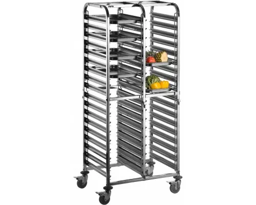 SARO Trolley voor bakbladen 600 x 400 mm model LIAM DUO SARO Trolley voor bakbladen 600 x 400 mm model LIAM DUO