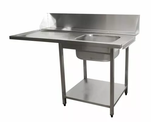 SARO aanvoertafel voor vaatwasser rechts, 1 bak, 1600 mm SARO aanvoertafel voor vaatwasser rechts, 1 bak, 1600 mm