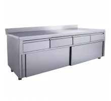SARO slīdošais durvju skapis ar 4 plauktiem. 1800X700 mm ar paplašinājumu.