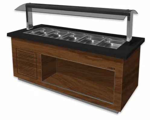 SARO Salatbar model PREMIUM LINE- SB-K 200 walnut, SARO, 366-2210, Self-Service Equipment Buy SARO Salatbar model PREMIUM LINE- SB-K 200 walnut, SARO, 366-2210