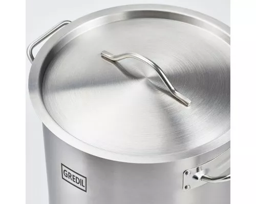 кастрюля высокая d 400 мм 50, 3 л с крышкой Кастрюля высокая d 400 мм 50, 3 л с крышкой, Stalgast, 011405
