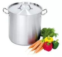 Satin high stockpot with lid d 50 cm, 98, 2 l, Stalgast, 011502