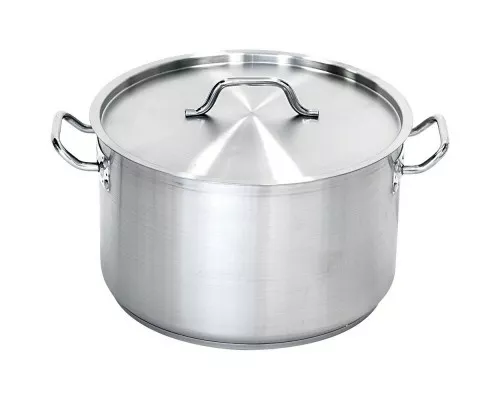 satin medium stockpot with lid d 40 cm, 37, 7 l Satīna vidēja izmēra katls ar vāku d 40 cm, 37, 7 l, Stalgast, 012402