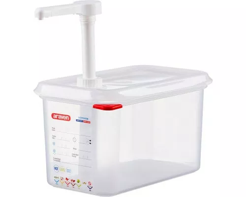 pump dispenser for sauces GN 1/4 Pump dispenser for sauces gn 1/4, Stalgast, 065164