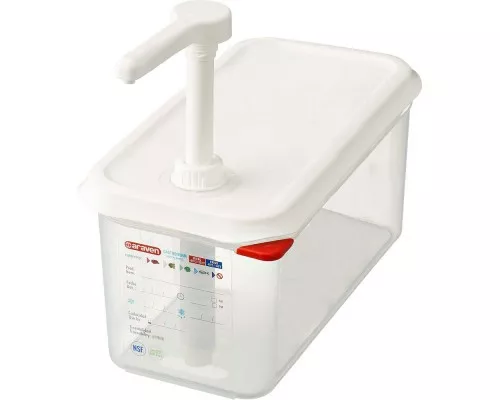 pump dispenser for sauces GN 1/4 Pump dispenser for sauces gn 1/4, Stalgast, 065164