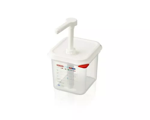 pump dispenser for sauces GN 1/6 Pump dispenser for sauces gn 1/6, Stalgast, 065166