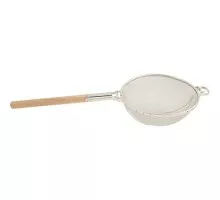 Steel sieve with wooden handle d 30 cm, Stalgast, 074300