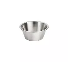 Kitchen bowl, steel, satin finish, ø 160 mm, v 1 l, Stalgast, 081161