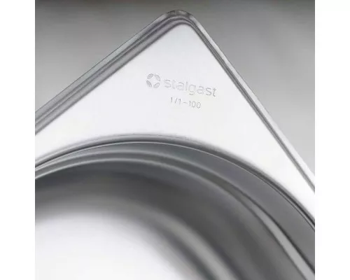 stainless steel GN 1/2 100 STANDARD Nerūsējošais tērauds gn 1/2 100 standarts, Stalgast, 112100