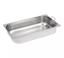 Stainless steel gn 1/1 200 with movable handles - new model