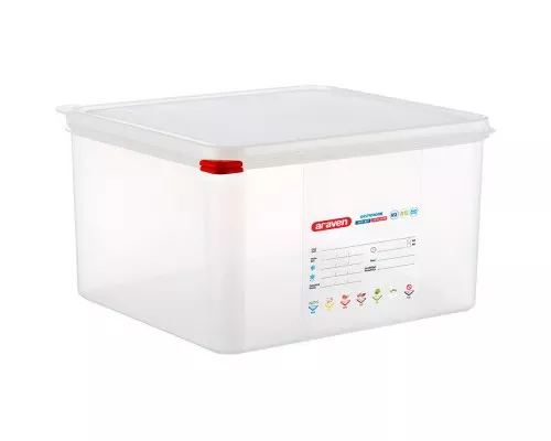 GN 2/3 200 plypropylene with hermetic lid Gn 2/3 200 polipropilēns ar hermētisku vāku, Stalgast, 165205