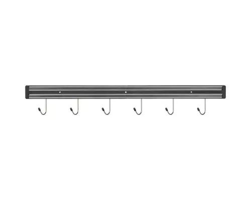 Magnetic strip with hooks, l 600 mm, Stalgast, 248608