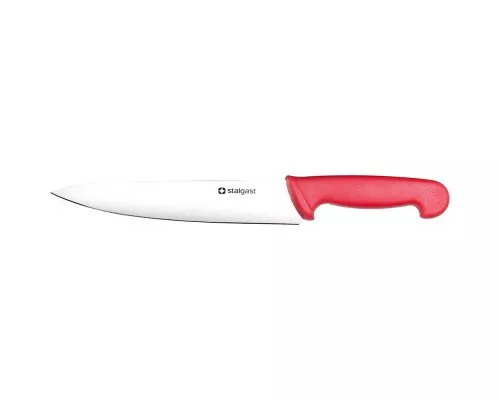 nóż kuchenny, HACCP, czerwony, L 220 mm Virtuves nazis 21 cm sarkans, Stalgast, 281211