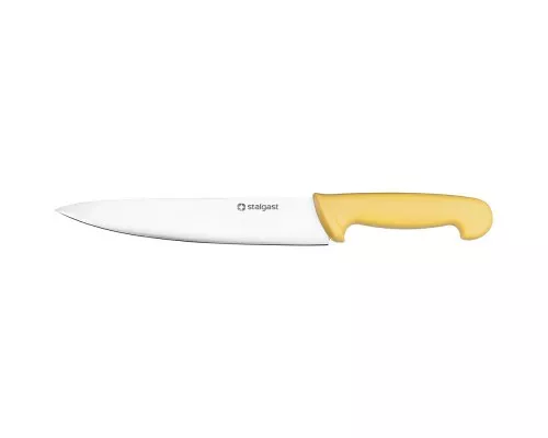 nóż kuchenny, HACCP, żółty, L 220 mm Virtuves nazis 21 cm dzeltens, Stalgast, 281213